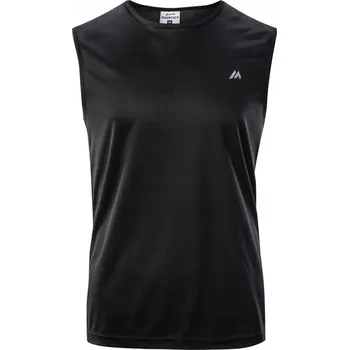 Pánské tričko Tréninkové tričko bez rukávů Martes M černé