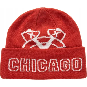 Čepice Pánská Zimní Čepice Chicago Blackhawks NHL K.O. Knit Blackhawks