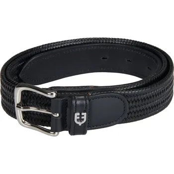 Opasek Pásek EQUESTRO Elastic černý 90cm