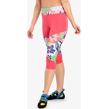 Dámské legíny Dámské lezecké legíny Ocun Rhea 3/4 Leggings - pink L