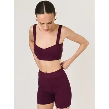 Dámské kraťasy La Mania Cyklistické šortky MIBEL Fialová Classic Fit 38