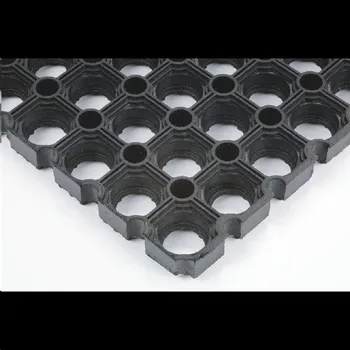 Rohožka Rohož gumová QUARTA 150x100 cm , černá , otevřená