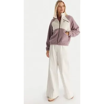 Dámské oblečení Roxy Fleecová mikina Waves Of Warmth ERJPF03242 Fialová Regular Fit L