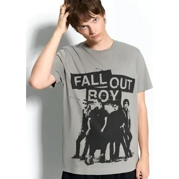 Pánské tričko Tričko s potiskem Fall Out Boy - XS - House - tmavošedý - 109GG-90X