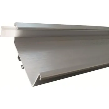 LED lišta profil LED pro bezúchytkové dveře - C -2050 mm hliník natural