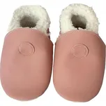 Hopi Hop Kožené capáčky Barefoot Zimní Růžové Vel. XL (18-24 měs.)
