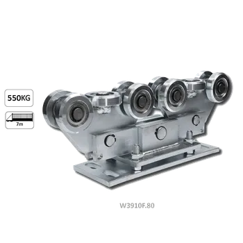 Plošinový vozík KOVIAN, s.r.o. Vozík do 550 kg, nastavitelný, profil 80 × 80 mm, pozink