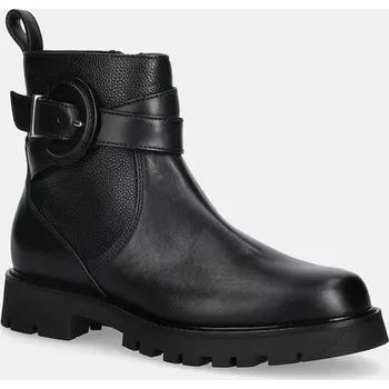 Dámské kozačky Kožené kotníkové boty Baldinini D6B427P1VIBT.0000 černá 99X, EUR 39