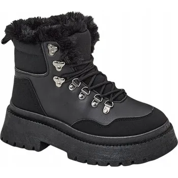 Dámská zimní obuv Dámské Kotníkové Boty Zimní sněhule Trapery Zateplené na zimu Teplé černé 38