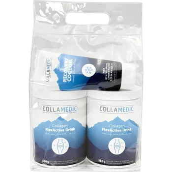 Léky na klouby a kosti COLLAMEDIC AKČNÍ SADA – 2x FlexActive drink na klouby a chladivý gel v ceně