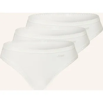 Dámská móda Sloggi Dámské Kalhotky Go Crush, 3 Kusy V Balení, bílá, 44