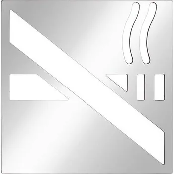 Koupelnové svítidlo Ikona Kouření 12x12 cm nerez/stříbrná