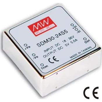 Měnič napětí Mean Well SDM30-48S15 Měnič DC/DC modulový 25W 15V