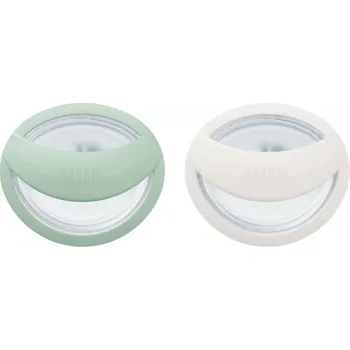 Dudlík NUK MommyFeel 0-9m 2 ks zeleno bílá