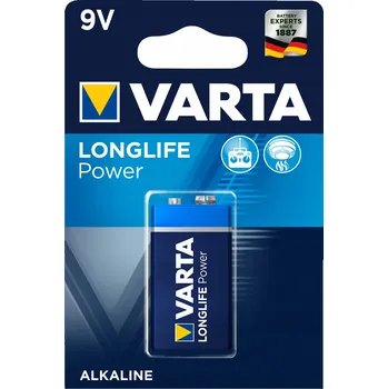 Článková baterie Alkalická baterie Varta Longlife Power 9V 6LR61