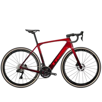Sport TREK Domane+ SLR 9 Metallic Red Smoke/Red Carbon Smoke Velikost: 50