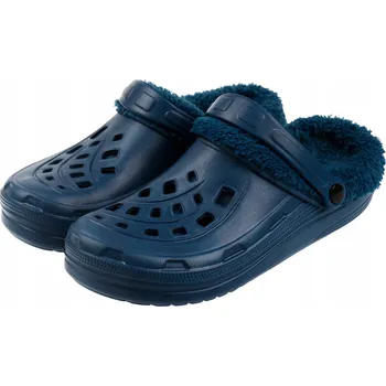 Dámské pantofle Nazouváky tmavě modré nazouváky zateplené 42/43