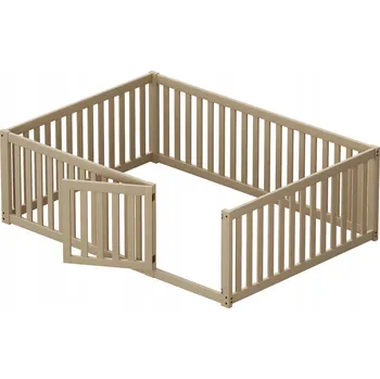 Postel Jednolůžková dřevěná postel Arhatreya 140x200 borovice