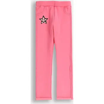 Dívčí legíny Dětské legíny Coccodrillo růžová barva, s potiskem, CRAFT PUNK GIRL KIDS ZC5122601CGK 30X, vel. 116