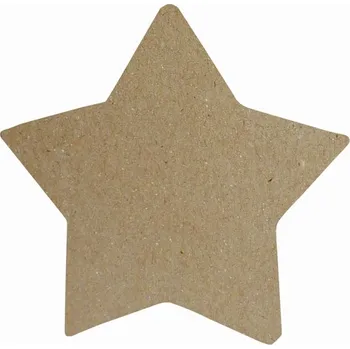 Vánoční dekorace Hvězda z papírové hmoty - 48 x 48 x 3 cm. ACLNO0