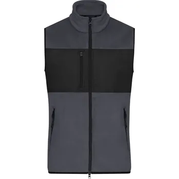 Pánská vesta Daiber Pánská fleecová vesta JN1310 Barva: Carbon, Velikost: XXL