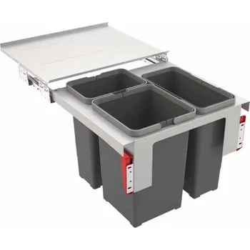Odpadkový koš Odpadkový koš FRANKE Sorter Garbo 50-3, 8 l+ 2x 12 l