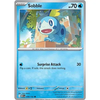 Karetní hra Sobble 039/132 - Mega Evolution Typ karty: Non-Holo