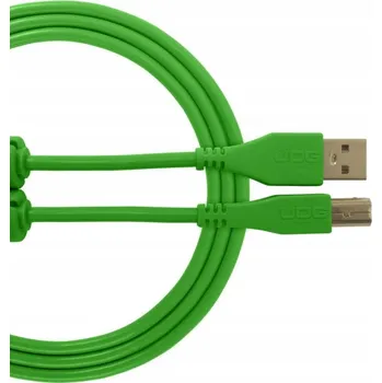 Datový kabel UDG Ultimate Audio Kabel USB 2.0 A-B Zelený Rovný 1m USB Kabel A-B