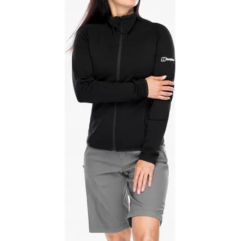 Dámská mikina Fleecová Mikina dámský Berghaus Mtn Seeker ST JKT - černá/černá 12 (M)