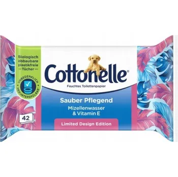 Cottonelle Vlhčený toaletní papír - micelární voda a vitamín E 42 ks