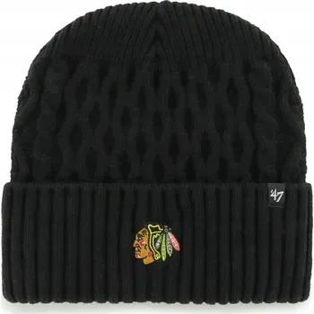 Čepice Pánská zimní čepice Chicago Blackhawks NHL Drumcliffe '47 CUFF KNIT Black