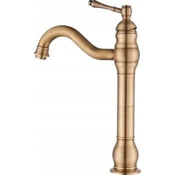 Vodovodní baterie Stojánková umyvadlová baterie CHDE retro design zlatá