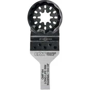 Přímočará pila CMT Orange Tools CMT Starlock Ponorný pilový list BIM s dlouhou životností, na dřevo a hřebíky - 10 mm, 5ks