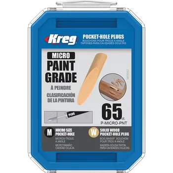 Frézka Kreg Micro Záslepky pro skryté spoje - dřevo, lakovatelné, 65 ks