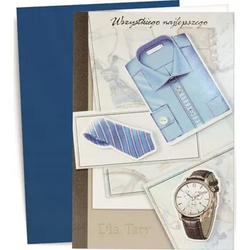 Obraz Přání ke Dni otců, svátku, narozeninám 12,5 x 19 cm