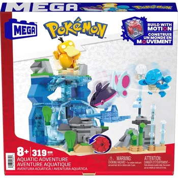 Stavebnice Mega MEGA Pokémon HXF79 Aquatic Adventure 319 dílků