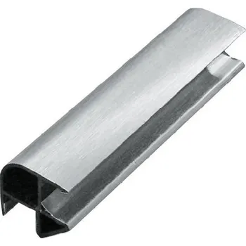 Roh 90° vnitřní a vnější nerez broušený výška 100 mm