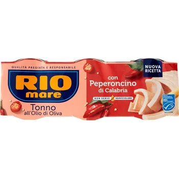 konzervovaná ryba Rio Mare Tuňák v olivovém oleji s chilli papričkou 3 x 80 g