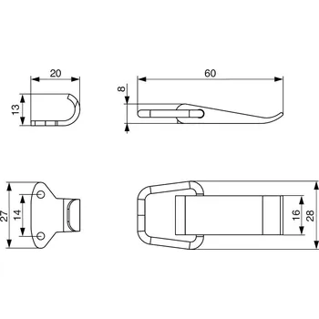 Stolová svorka 2001-600
