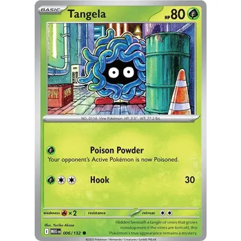 Sběratelská karetní hra Tangela 006/132 - Mega Evolution Typ karty: Non-Holo