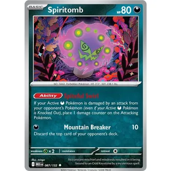 Sběratelská karetní hra Spiritomb 087/132 - Mega Evolution Typ karty: Non-Holo