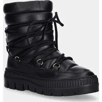 Dámská zimní obuv Kožené sněhule Pollini SA24225G0NTE100A černá 99X, EUR 39