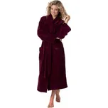 Dámský župan Vestis Tampa se šálovým límcem vínový Barva: vínová, Velikost: XL