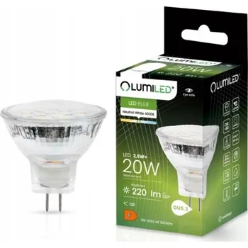 Žárovka LED žárovka GU5.3 Reflektor MR11 2,5W 220lm 4000K Neutrální bílá 120° LUMILED