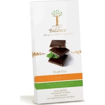 Čokoláda Čokoláda hořká s pomerančem 85g STEVIA