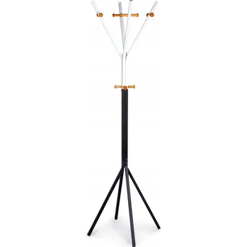 Věšák Stojanový věšák kovový ModernHome černý