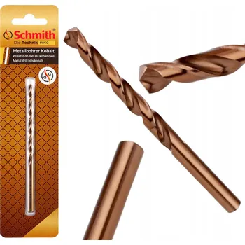 Vrták Vrták do kovu, oceli a litiny, kobaltový HSS, 10,5 mm Schmith