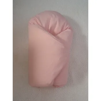 Zavinovačka Pro útulný domov Povlak na péřovou zavinovačku mušelínový Růžový TYP zavinovačky: ČTVERCOVÁ, ROZMĚR povlaku: 70 x 70 cm