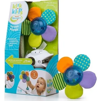 DUMEL Chrastítko OBLOUK Hračka KlikKlips KVĚT LÍSTEK