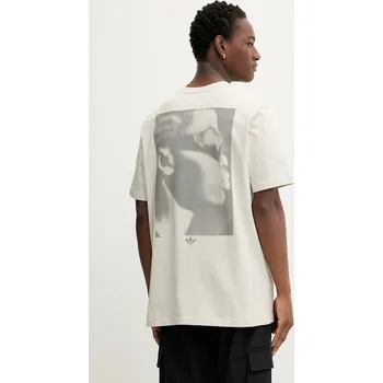 Pánské tričko Bavlněné tričko adidas Originals Face GFX JW0977 béžová 80X, vel. XXL